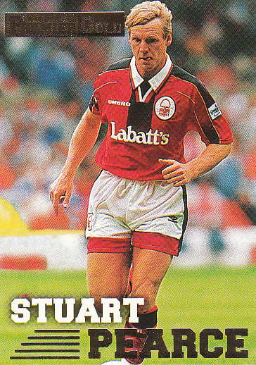 Stuart Pearce Nottingham Forest 1996/97 Merlin's Premier Gold #116